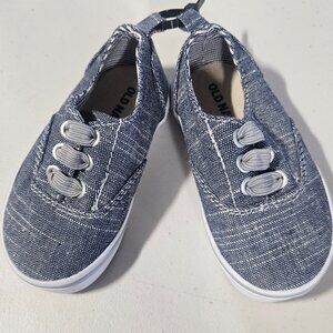 Canvas Dark Chambray Sneakers for Toddler By Old Navy